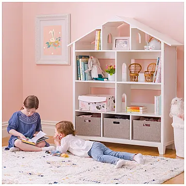 Estante casa de bonecas infantil