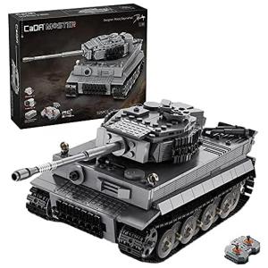 Kit de Construção Tanque Militar c61071w Moc Tigre com 925 Peças, MISINI, Cinza