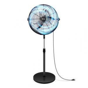 Ventilador de Piso com 3 Velocidades, 110v, SIMPLE DELUXE 20 Inch Pedestal Standing Fan, Preto