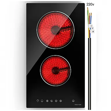 Cooktop elétrico de 2 queimadores