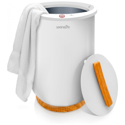 Aquecedor de Toalha Elétrico até 2 Toalhas com Desligamento Automático, 110V, SereneLife, Branco