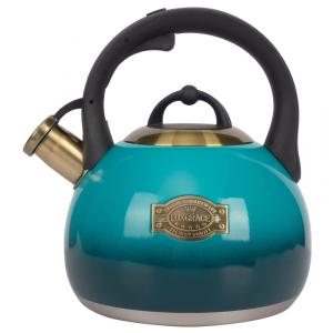 Chaleira de Chá 3 Litros em Aço Inoxidável com Apito e Alça Ergonómica, LUXGRACE, Azul