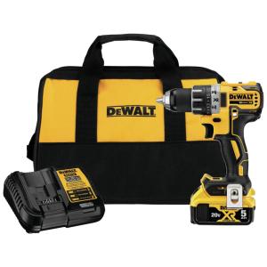 Furadeira sem Fio à Bateria 20V Inclusa, DEWALT DCD791P1, Amarelo