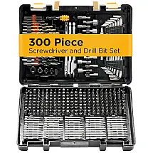 Kit de Brocas em Aço Carbono Peças com Estojo, JACKSON PALMER JP BS 300, Preto