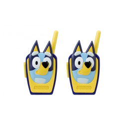 Rádio Comunicador Walkie Talkie ekids Bluey para Crianças, Design Exclusivo para Fãs de Bluey, Ideal para Bebês e Crianças Pequenas.