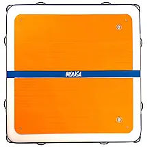 Plataforma Inflável Flutuante Portátil para até 8 Pessoas com Bomba Manual, MOUSA, Azul