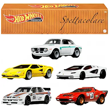 Conjunto de 5 Carros, Escala