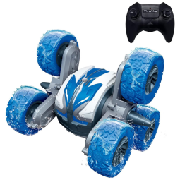 Carrinho de Controle Remoto À Prova D Água, 360 de Rotação, THREEKING TK 3082B, Azul