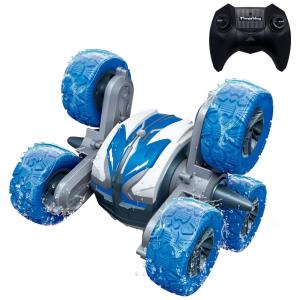 Carrinho de Controle Remoto À Prova D Água, 360 de Rotação, THREEKING TK 3082B, Azul