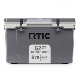 RTIC 1411 Cooler Caixa Térmica Portátil 52 Litros, Cinza