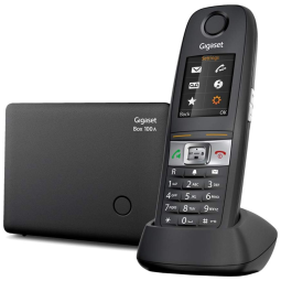 E630A Telefone sem Fio com Secretária Eletrônica e Bloqueio de Chamada, GIGASET, Preto