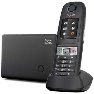 E630A Telefone sem Fio com Secretária Eletrônica e Bloqueio de Chamada, GIGASET, Preto