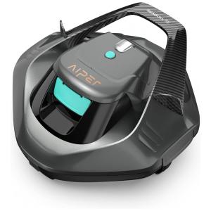 Robô Limpador de Piscina com Bateria até 90 minutos, Indicador LED Estacionamento Automático, AIPER Seagull SE, Cinza