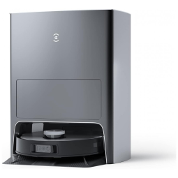 Aspirador de Pó Robô ECOVACS DEEBOT X1 com Conexão via APP WI FI, Auto Esvaziamento e Controle de Voz, 110V, Preto