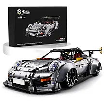 Kit de Construção Carro Corrida GTZ RScom 3389 Peças, Nifeliz, Prata