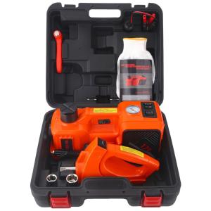 Kit de Macaco Hidráulico para Carro, até 5 Toneladas, TRIHELPER, Vermelho