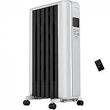 PELONIS Aquecedores a Óleo Torre Portátil com Termostato Proteção On, Off Timer Remoto Display Led