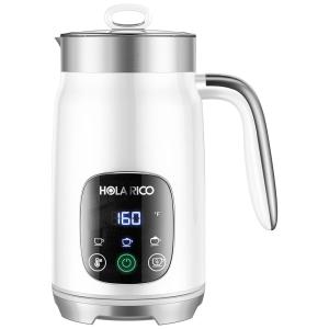 Espumador Elét Automático 400 mL, Aço Inoxidável, 110v, HOLA RICO 9201, Branco