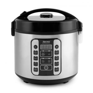 Panela de Arroz Aroma Housewares AROMA® Profissional, Panela Digital 5L, 20 Xícaras (Cozido), com Vapor, Cozimento Lento e 10 Modos