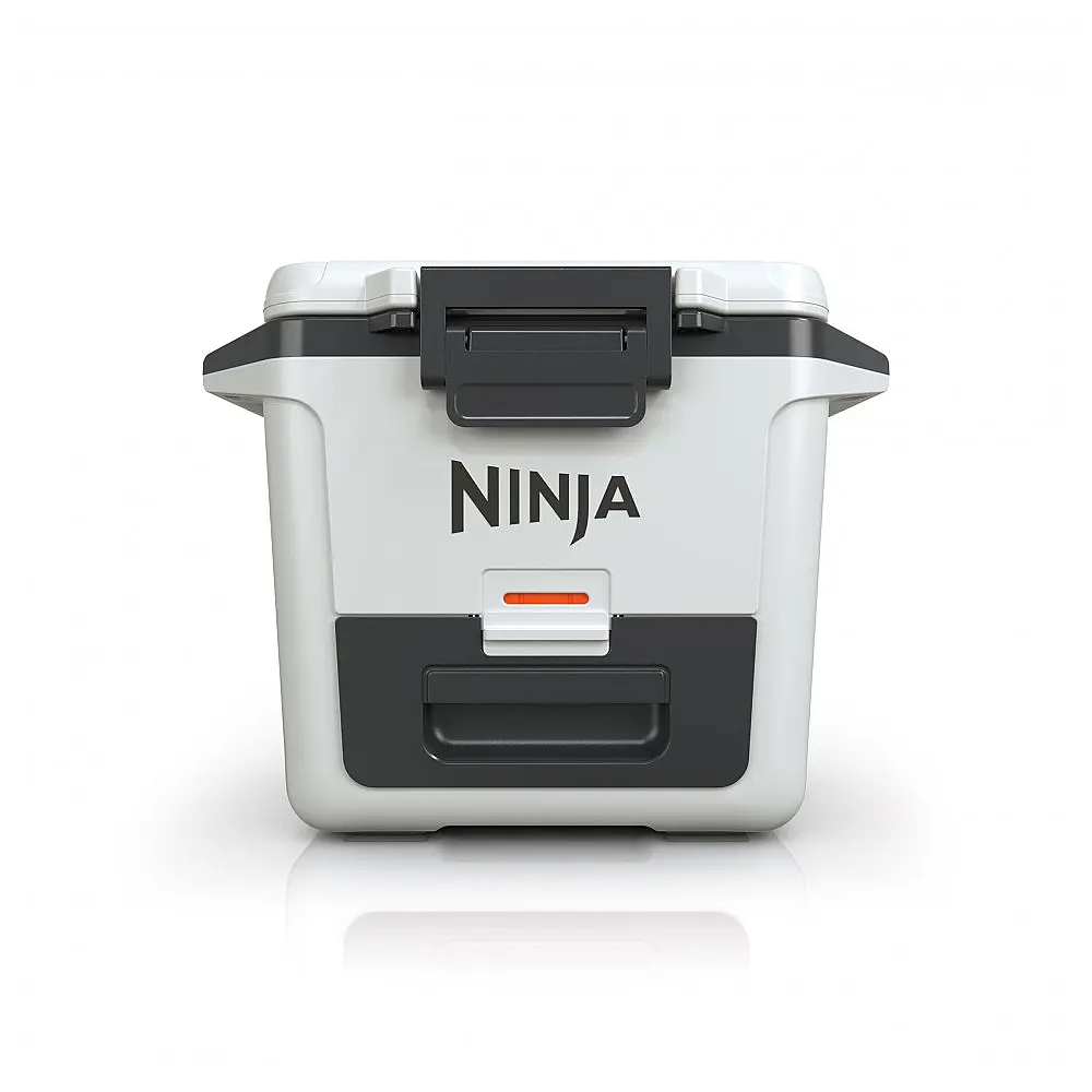 Cooler Térmico Portátil 28L com Gaveta Secadora, Premium Ninja FrostVault FB131WH Cinza Ardósia - Mantém Gelo por Dias