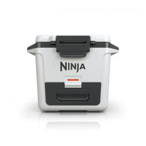 Cooler Térmico Portátil 28L com Gaveta em Zona Seca, Premium Mantém o Gelo por Dias, Ninja FrostVault FB131WH, Cinza Ardósia