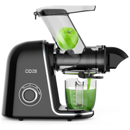 Espremedor de Frutas COZII Cold Press, Motor Silencioso, Bocal Largo 9,14 cm, Ideal para Sucos Naturais e Saudáveis