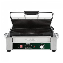 Waring WPG250TX Grelha Panini Sulcada Topo e Base 110V 1800W Superfície aprox.