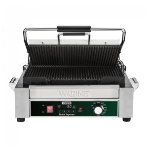 Waring WPG250TX Grelha Panini Sulcada Topo e Base 110V 1800W Superfície aprox.