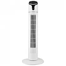 Ventilador de Torre com 3 Velocidades, Temporizador de 15H e Controle Remoto, 220V 40W, LHA, Branco