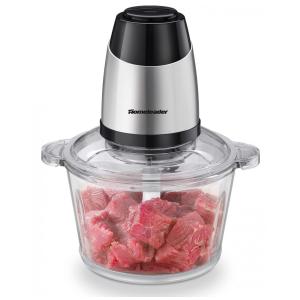 Processador de Alimentos 8 xícaras, 110V 300W, Homeleader, Prata e Preto