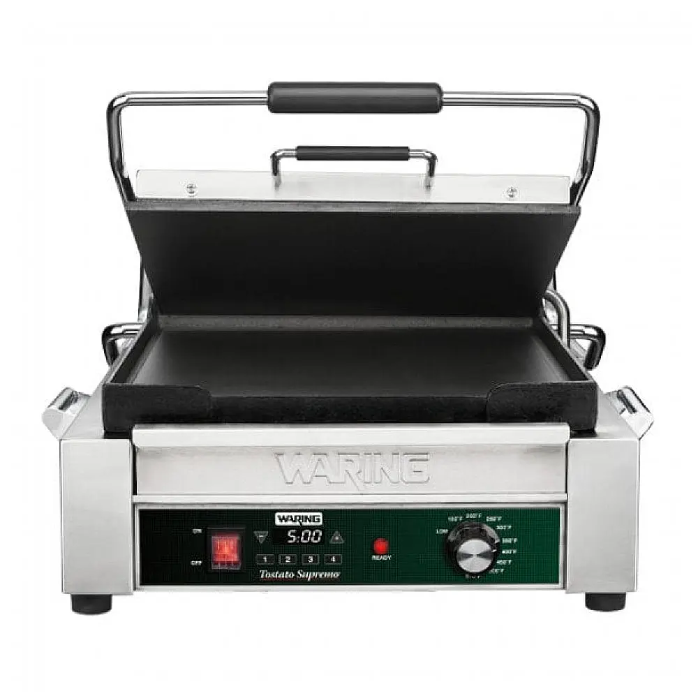 Waring WFG275TX Tostadora Panini Supremo Placas Lisas Superior/Inferior 110V - 35,6x35,6 cm