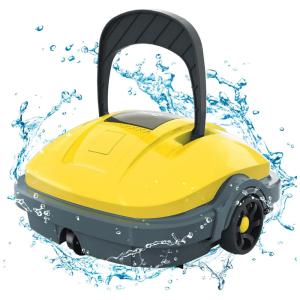 Robô Limpador de Piscina sem Fio com Sucção Potente, Motor Duplo e Filtro de 180m, WYBOT Osprey 200, Amarelo
