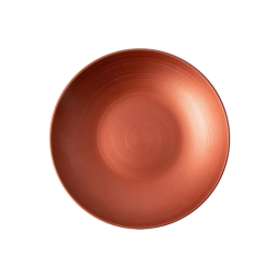 Prato Fundo de 24 cm com Material de Porcelana Premium e Capacidade de 1L, Villeroy Boch, Preto e Cobre