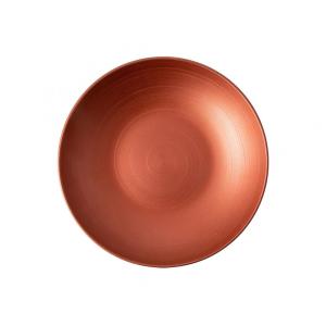 Prato Fundo de 24 cm com Material de Porcelana Premium e Capacidade de 1L, Villeroy Boch, Preto e Cobre