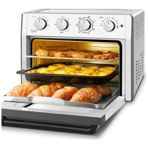 Forno Elétrico de Bancada 3L com Função AirFryer, 1350W, 110v, WEESTA 200, Prateado