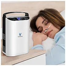 NT5L Concentrador de Oxigênio Portátil 5L, Funciona 5H, 110V, Branco