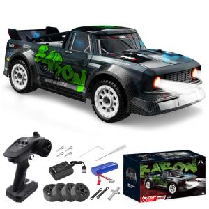 Caminhonete de Controle Remoto Escala 116 até 32 km por hora, FISCA 1603, Preto