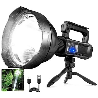 Lanterna LED Recarregável, 10 Horas