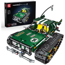 Kit de Construção Carro Off Road com 626 Peças e Controle Remoto para Crianças Acima de 8 Anos, Mold King, Verde