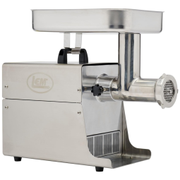 Products Moedor de carne elétrico Big Bite de aço inoxidável, LEM, Prateado