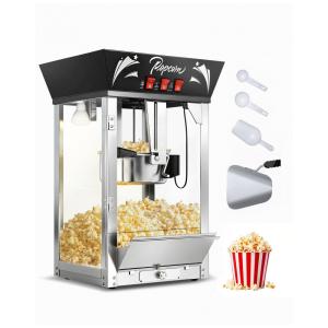 Pipoqueira Comercial, 850 W, Estilo Cinema, Estrutura de Aço, Portas de Vidro Temperado - Ideal para Cinema em Casa,ELOMBR