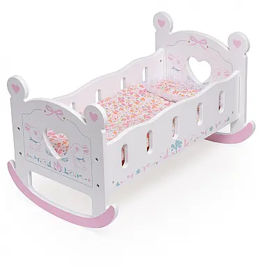 Cama de Boneca de Madeira