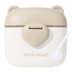 Dispenser de Fórmula Bebamour Café 3 Compartimentos com Colher 450ml