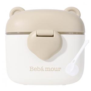 Dispenser de Fórmula Bebamour Café 3 Compartimentos com Colher 450ml