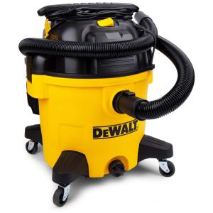 Aspirador de Pó Seco e Úmido 37L, 4.5CV de Potência com Extensores, 110v, DEWALT DXV10P, Amarelo