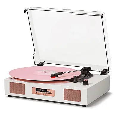 Toca-discos de Vinil Vintage Wireless