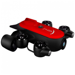 Drone Aquático Inteligente com Câmera 4K UHD, Detecção e Busca de Peixes, GENEINNO, Vermelho