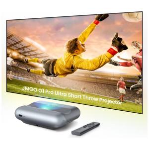 jetor 1500Ansi Lumens 1080P FHD com Foco Automático, Bluetooth, Wi Fi, 110v, JMGO O1 Pro, Cinza