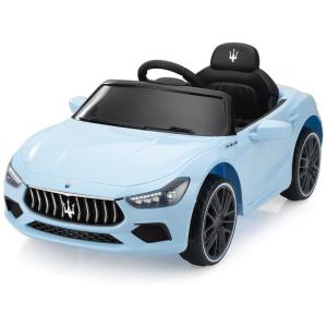 Carrinho Elétrico Recarregável 12V Controle Remoto MP3, TOBBI Maserati, Vermelho