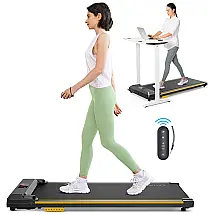 Bicicleta Ergométrica UREVO com Monitor Digital e Assento Ajustável, Preta